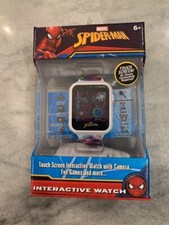 Marvel Spider-Man Touchscreen Interactive Kids Smart Watch W/ Games  Camera