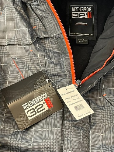 Weatherproof 32 Degrees Hooded Full Zip, Weather Resistant Jacket, Unsx L(14-16) - Picture 2 of 6