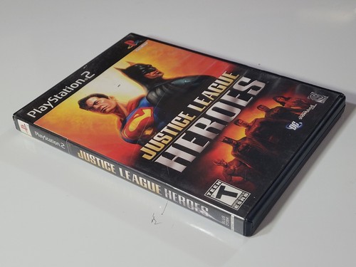 MINT Justice League Heroes PlayStation 2 Complete w/ Manual Black Label PS2 CIB - Picture 4 of 5