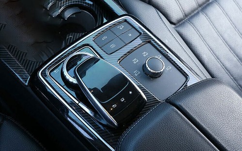Carbon Fiber Middle Console Gear Shift Cover Trim Fit For Benz GLE GLS 2016-2019 - Bild 4 von 16