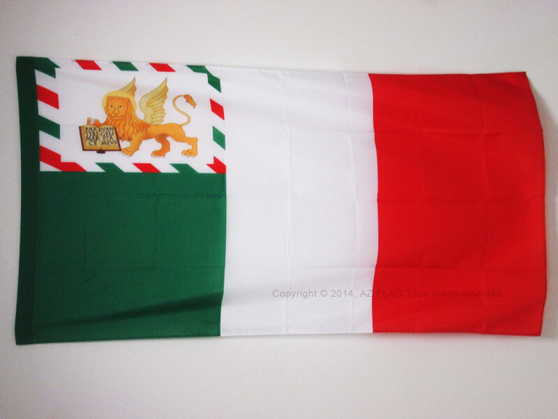 BANDIERA REPUBBLICA DI SAN MARCO 150x90cm - BANDIERA DI VENEZIA 90 x 150 cm foro