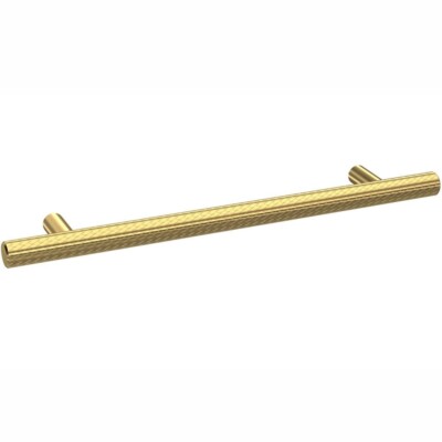 Hudson Schilf Messing gerändelter Stangengriff - H031