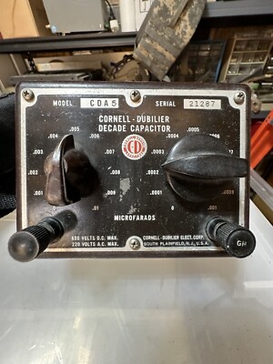Vintage Variable Decade Capacitor