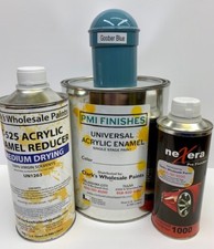 Goober Blue Gallon Kit Single Stage Acrylic Enamel Car Auto Paint Kit