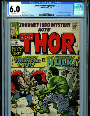 Thor Journey Into Mystery #112 CGC 6.0 1965 Origin of Loki Marvel