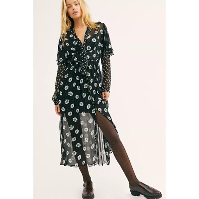 free people fitted with daisies dress Darlin' Daisy Embroidered Mini Dress