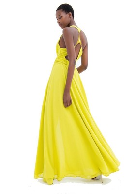 Long Sleeveless Dress, Fracomine Size L