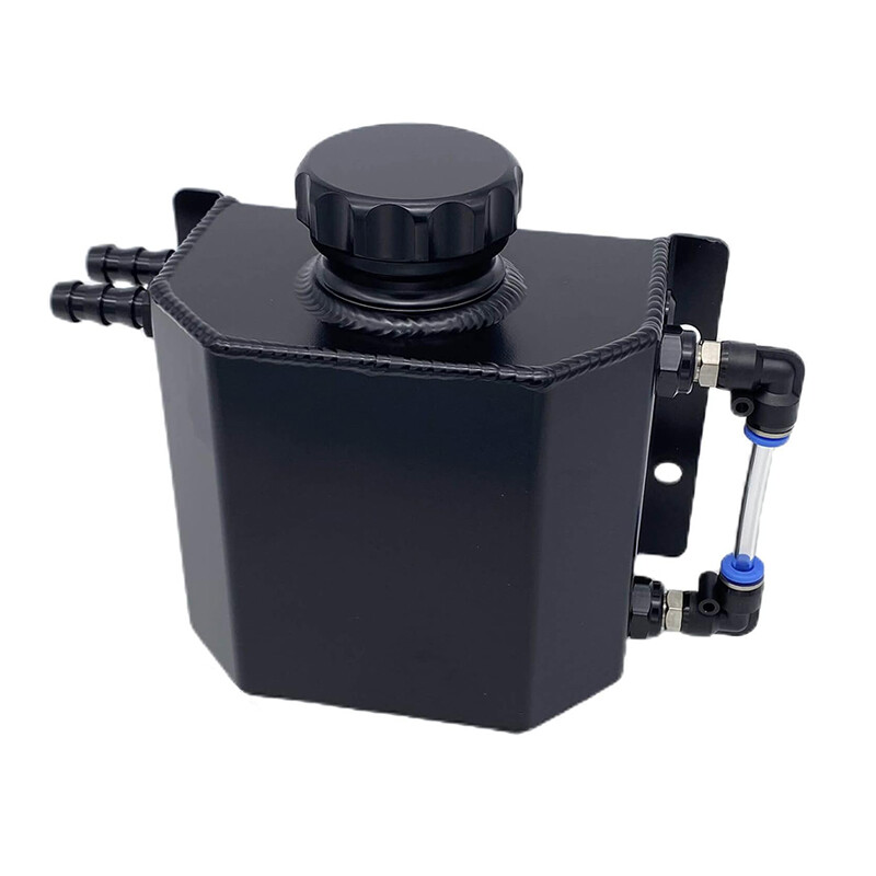 Ac Radiator Bottle 1L Aluminum Radiator Coolant Overflow Bottle Water Tank Reservoir with ...