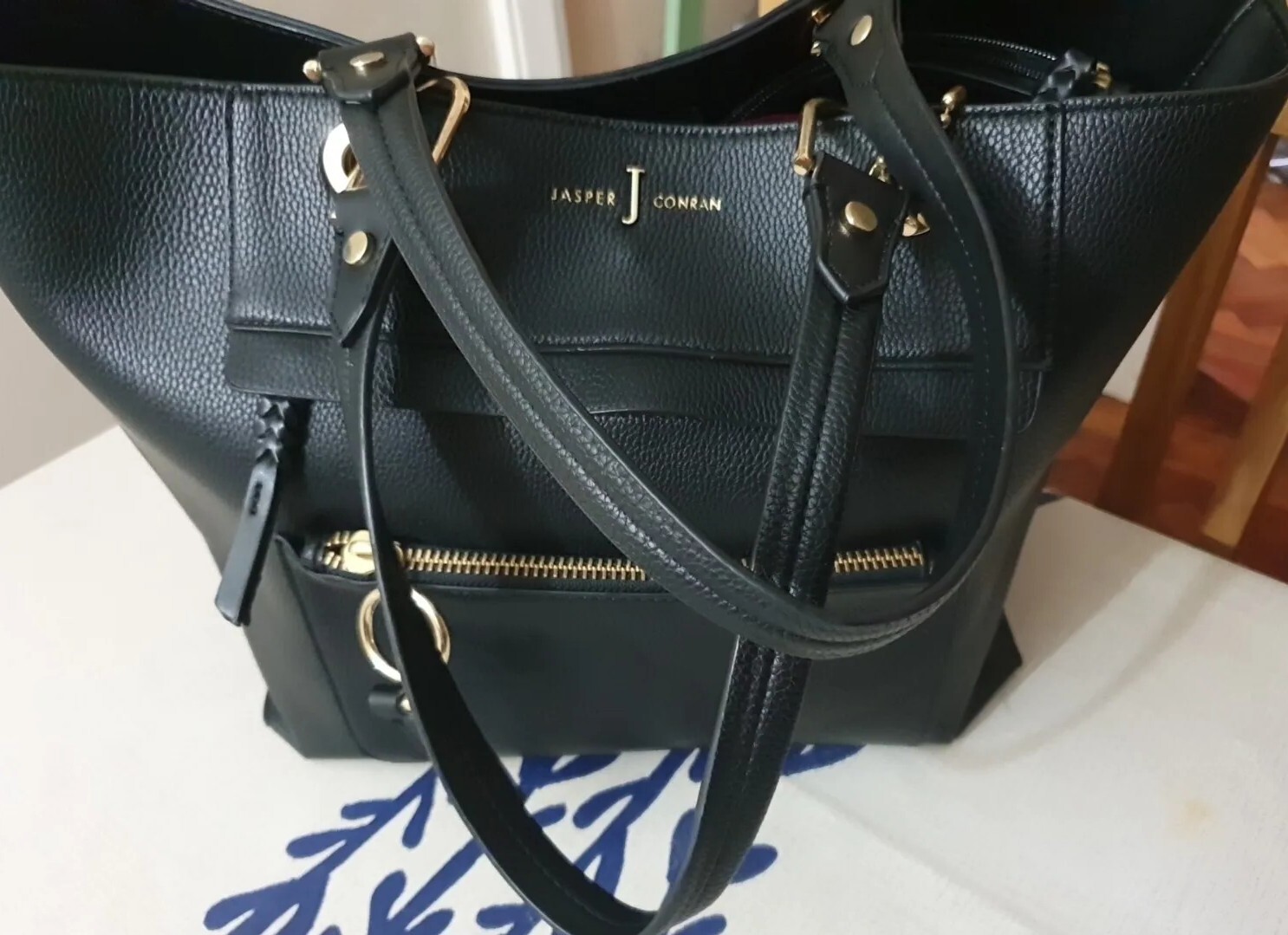 Jasper Conran DEBENHAMS Ladies Black Richmond Shopper Tote Bag eBay