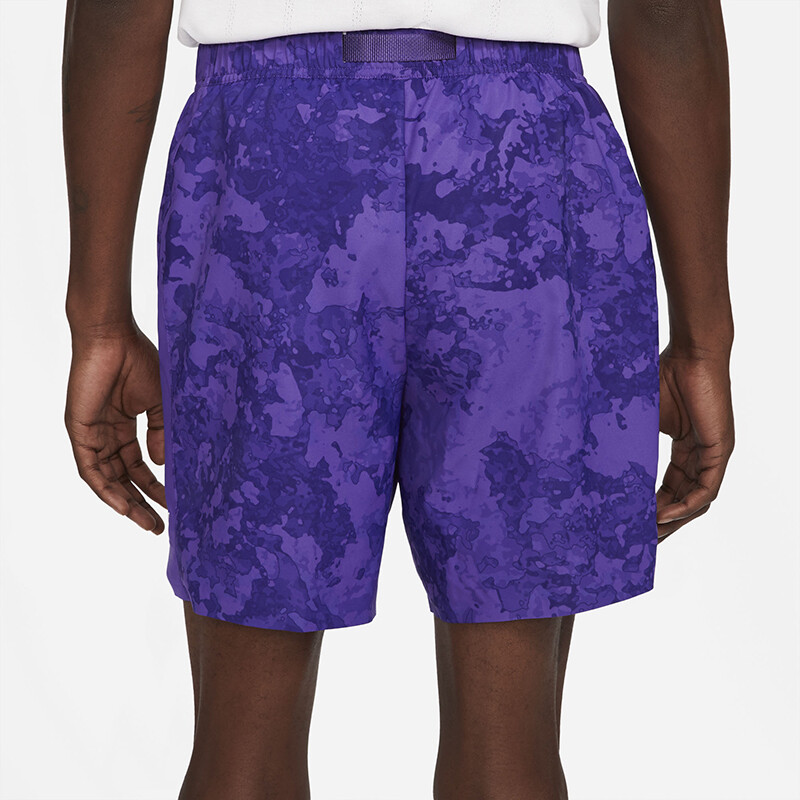 NIKE Men's Court Flex Slam Melbourne Tennis PURPLE Shorts CV2519