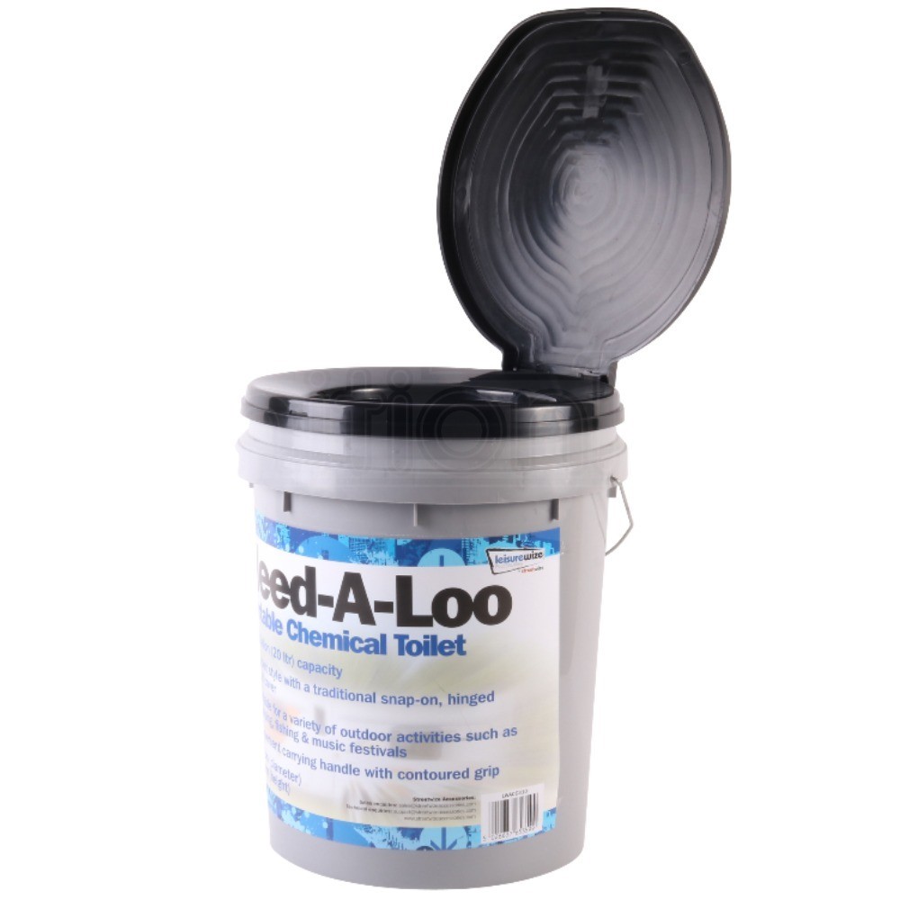 Leisurewize Need-A-Loo Portable Compact Camping Toilet Potty Loo Bucket 20 Litre