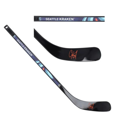 Carson Soucy Seattle Kraken Autographed Mini Composite Hockey Stick - FANATICS A
