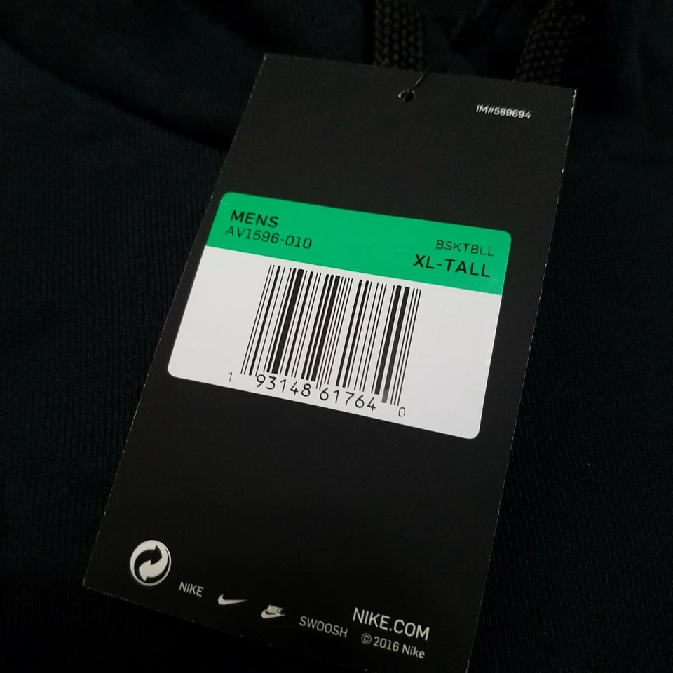 Jaqueta Houston Rockets Nike Nba Masculina com Capuz Extra Grande Alta Tripla Preta LIMITADA - Imagem 4 de 4