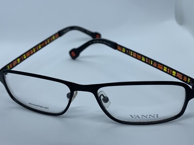 NEW VANNI OCCHIALI V9503 C301 BLACK AUTHENTIC EYEGLASSES RX 53-16-140 MM ITALY