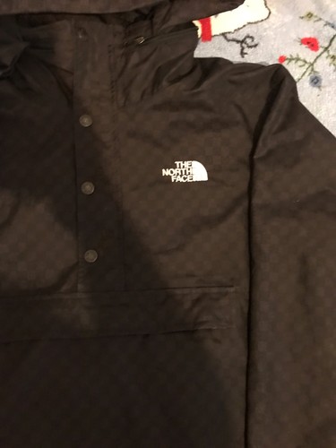 North Face Checkered Pullover Jacket 