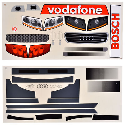 Dekorbogen 1:5 Audi TTR Team ABT Sportsline DTM Aufkleber Carson 32205
