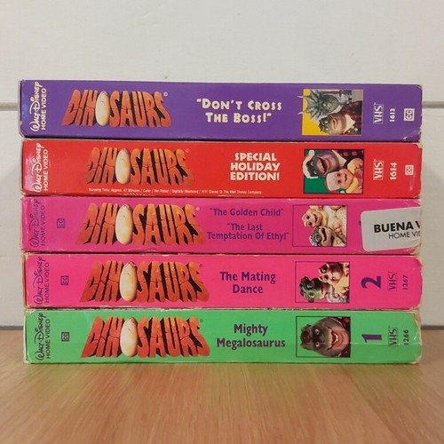 DINOSAURS Lot of 5 VHS Disney SPECIAL HOLIDAY EDITION Henson CHRISTMAS HALLOWEEN - Picture 9 of 22