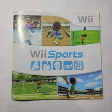 Wii Sports Manual Only Nintendo Wii No Game Clean Free Shipping