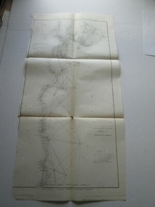 1 18 U S C G Survey Chart Triangulations Point Sal To Tomales Bay Ebay