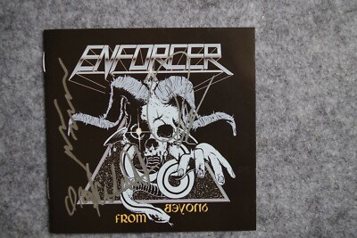 Enforcer - From Beyond CD Album signed / autograph / signiert