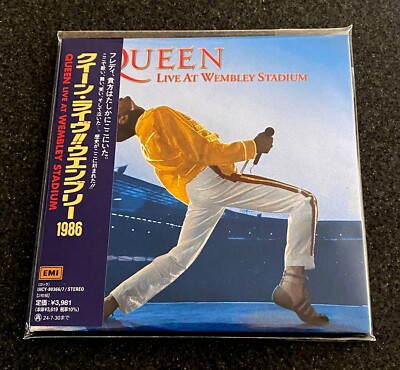 QUEEN LIVE AT WEMBLEY STADIUM SHM MINI LP 2 X CD JAPAN UICY-80366