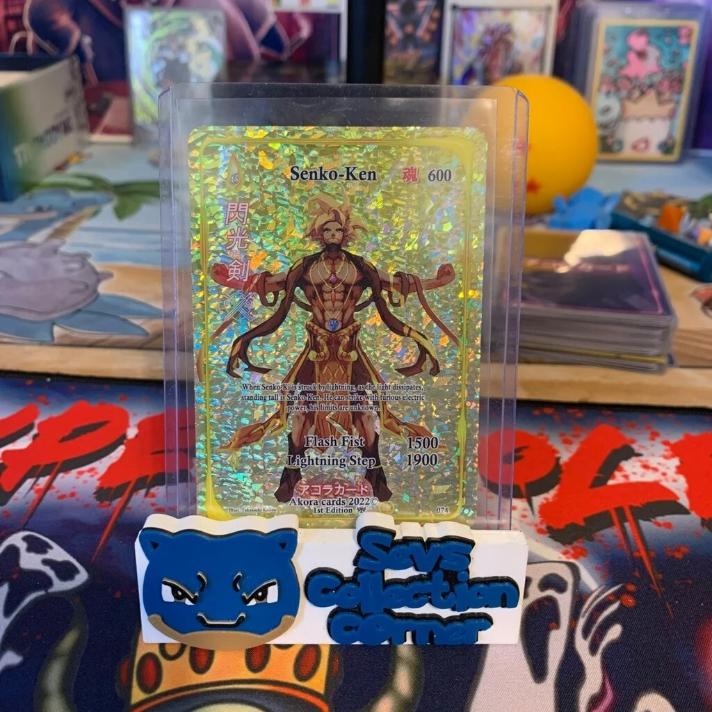 Akora TCG Senko-Ken 074 Rare 1st Edition Spellbound Wings Full Art