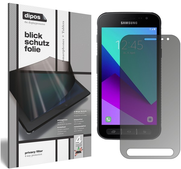 Schutzfolie FüR Samsung Galaxy Xcover 4 Blickschutzfolie Matt Folie Dipos-image