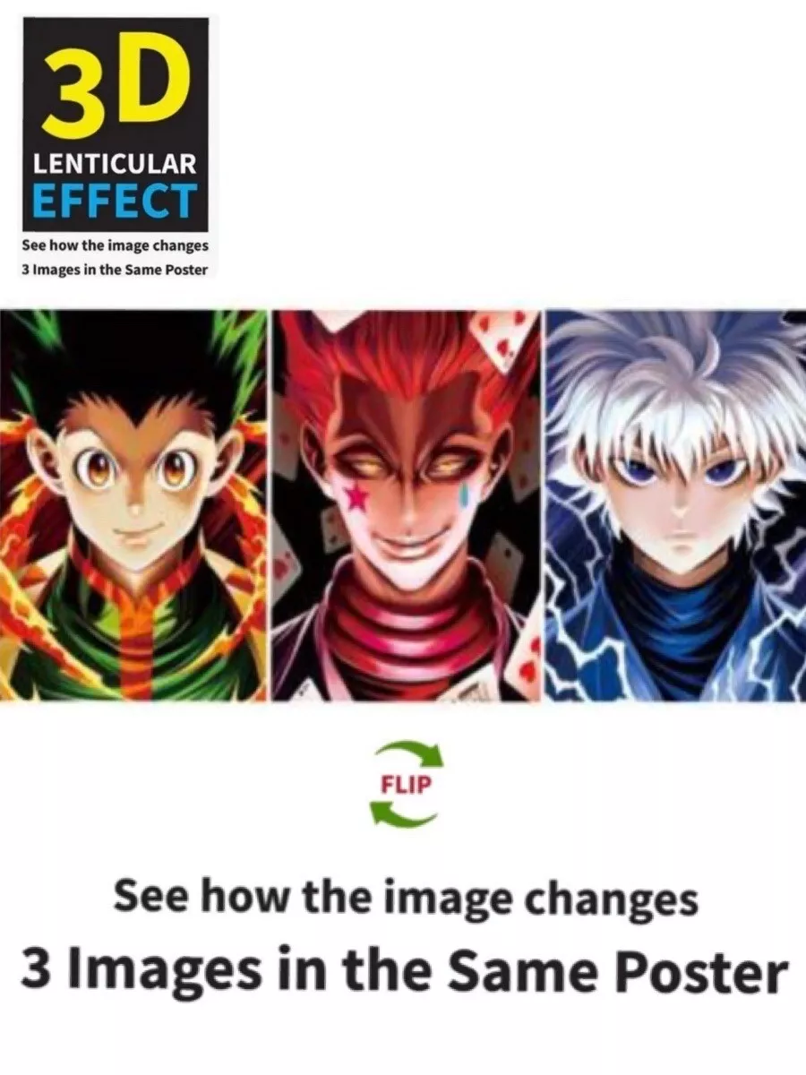 Hunter X Hunter , Killua Poster, Gon Poster, Boys Print, Main Characters ,  Anime Poster, Art Print: Handmade, HXH Killua HD wallpaper