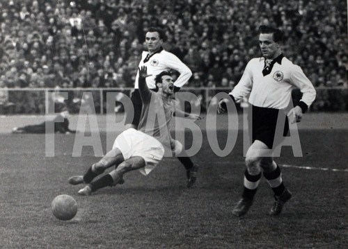 Photo Presse Vintage Football Italie-URSS 1963 - Mazzola - Tirage Argentique