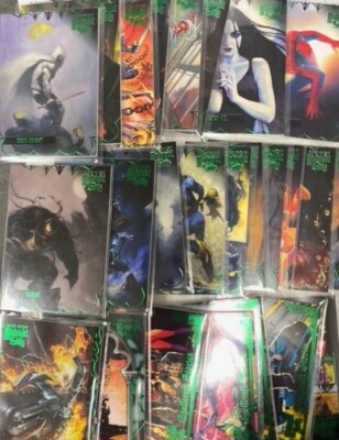 2023 Upper Deck Fleer Ultra Midnight Sons Green Parallels Pick From The List
