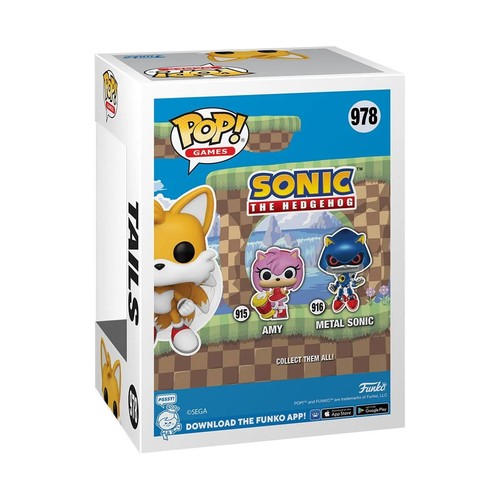 Sonic the Hedgehog Tails Flying Funko Pop! Figurina in vinile #978 - Serie speciale - Foto 3 di 3
