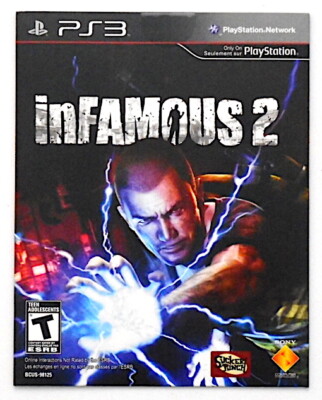inFamous 2 (Sony PlayStation 3, 2011) Cardboard Version Brand New Sealed PS3
