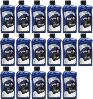 Elf Evolution 900 SXR 5W-40 Motoröl 17x 1l = 17 Liter