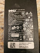  SEALED Genuine Dell 100-240V 4.62A 19.5V AC Adapter with 7.4mm black tip