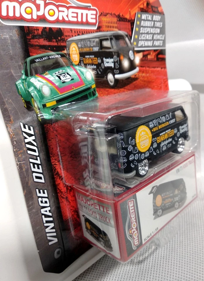 ★ VOLKSWAGEN T1 FOOD TRUCK - MAJORETTE VINTAGE DELUXE - 2019 - 243A ★ - Photo 4/4