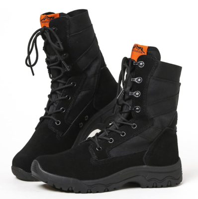 Men\'s Tactical Boots 8 Inches Lightweight Combat Boots Suede Leather eileial Men main image 3
