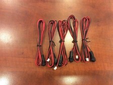 5 Pack - DEI Avital Python Code Directed Crimestopper 2 Pin LED Harness Red LED