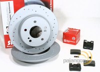 Zimmermann Sport Bremsscheiben 278 Mm BeläGe Hinten FüR Mercedes Clk [C208]