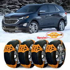 10pcs Tracker Snow Wheel Tire Chains Tyre Anti-skid Emergency For Chevy Equinox 10pcs Tracker Snow Wheel Tire Chains Tyre Anti-skid Emergency For Chevy Equinox
