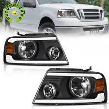 Sequential Switchback For 2004-2008 F-150/06-08 Mark LT LED Tube DRL Headlight