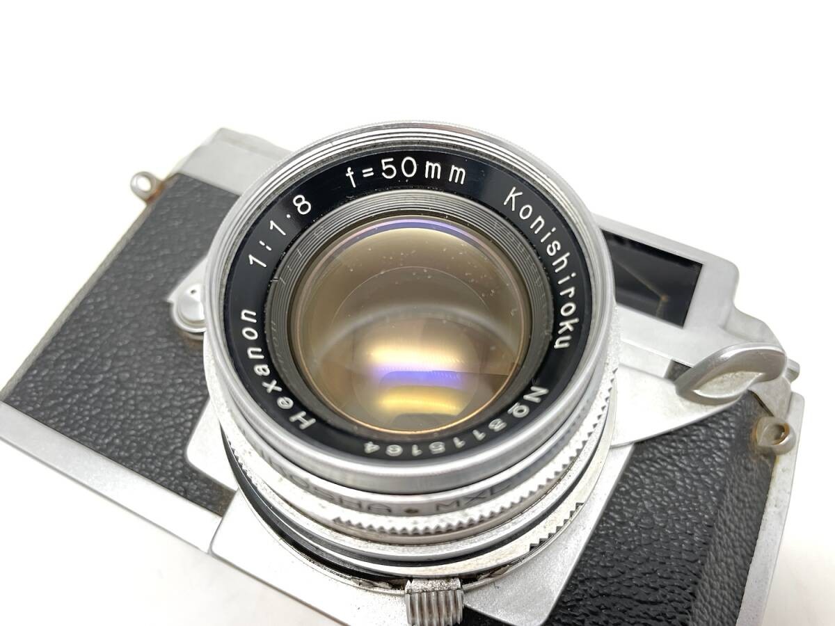 コニカ IIIA Hexanon 50mm F/1.8 konishiroku Konica Hexanon 50mm f/1.8 Lens for Iiia - Used with Signs of
