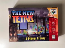 Nintendo 64 N64 The New Tetris Complete in Box CIB - good condition, manual incl