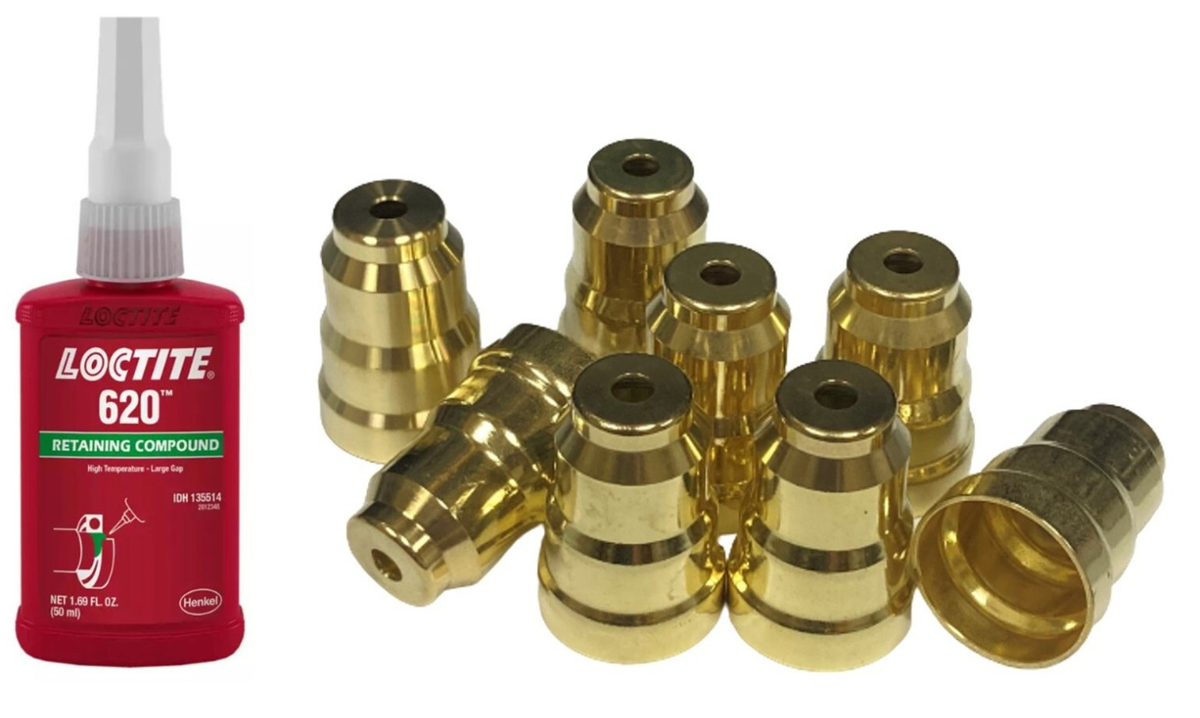 プップ③ Ford Powerstroke 7.3 Fuel Injector Cup Sleeve Full Set of 8 with