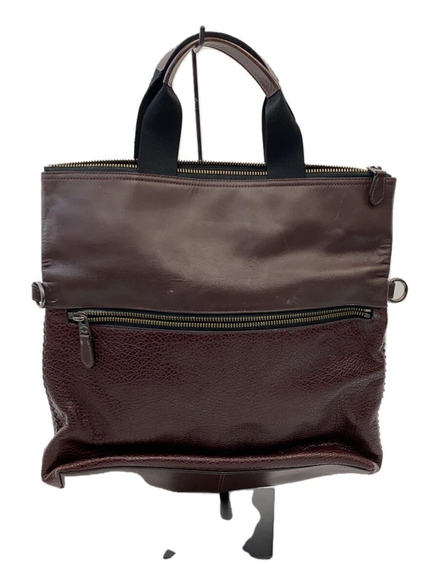 COACH Leather BRD Plain Tote Bag F11241 Stylish Carryall