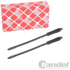 2X FEBI BILSTEIN BREMSSCHLÄUCHE VORNE BEIDSEITIG PASSEND FÜR PEUGEOT 206