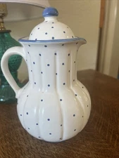 Vintage GMUNDNER KERAMIK Lidded Pitcher Austria Rare & Lovely
