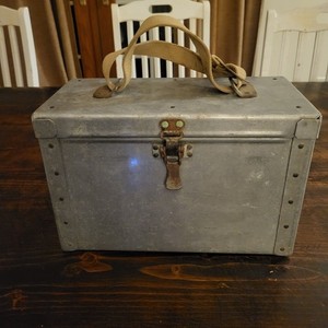 Vintage METAL AMMO BOX