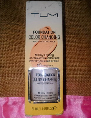 TLM Color Changing Long Lasting Foundation Nude Shade 1.0 US fl oz