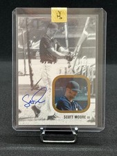 2002 Just Minors Just Rookies Scott Moore On Card AUTO #38 70/100 Tigers RC Seal