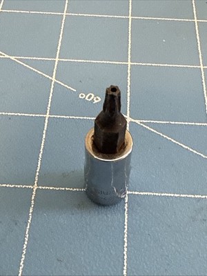 Snap On TTXR15E 1/4'' Drive TORX T15 Tamper-Resistant Bit Socket